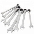 CRV 8pcs Double End Ratchet Socket Spanner Wrench Set for Repair